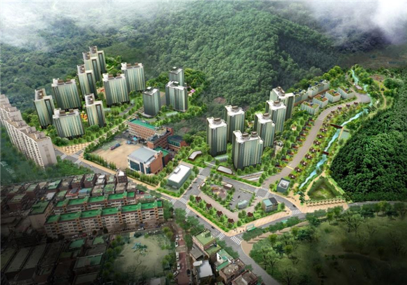 관양고 주변 도시개발사업 조감도